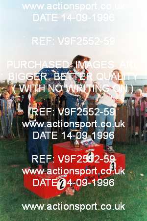 Photo: V9F2552-59 ActionSport Photography 14/09/1996 BSMA UK Schoolgirl Championship - Elsworth _7_Groups_Podiums #2