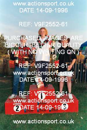 Photo: V9F2552-61 ActionSport Photography 14/09/1996 BSMA UK Schoolgirl Championship - Elsworth _7_Groups_Podiums #2