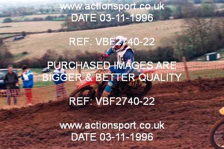 Photo: VBF2740-22 ActionSport Photography 03/11/1996 AMCA Southam MXC - Badby _1_125Experts