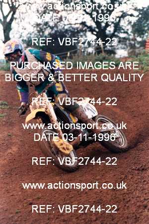 Photo: VBF2744-22 ActionSport Photography 03/11/1996 AMCA Southam MXC - Badby _3_250-750Experts #17