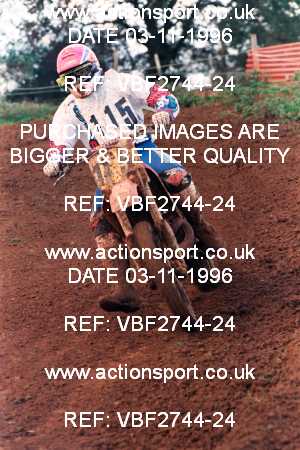 Photo: VBF2744-24 ActionSport Photography 03/11/1996 AMCA Southam MXC - Badby _3_250-750Experts #115