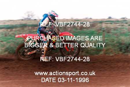 Photo: VBF2744-28 ActionSport Photography 03/11/1996 AMCA Southam MXC - Badby _3_250-750Experts #41
