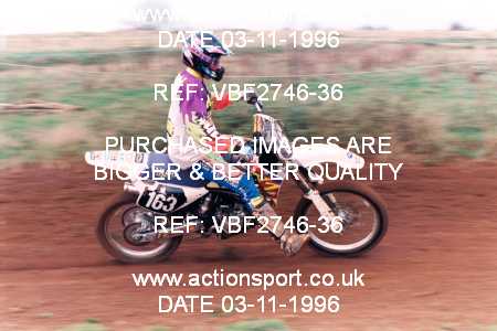 Photo: VBF2746-36 ActionSport Photography 03/11/1996 AMCA Southam MXC - Badby _4_125Juniors #163
