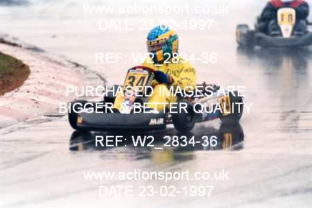 Photo: W2_2834-36 ActionSport Photography 23/02/1997 Manchester and Buxton Kart Club - Three Sisters _5_JICA-Rookie-JnrTKMNovice #34