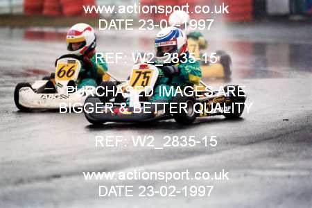 Photo: W2_2835-15 ActionSport Photography 23/02/1997 Manchester and Buxton Kart Club - Three Sisters _6_Cadets #75