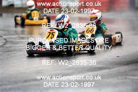 Photo: W2_2835-36 ActionSport Photography 23/02/1997 Manchester and Buxton Kart Club - Three Sisters _6_Cadets #75