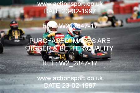 Photo: W2_2847-17 ActionSport Photography 23/02/1997 Manchester and Buxton Kart Club - Three Sisters _6_Cadets #75