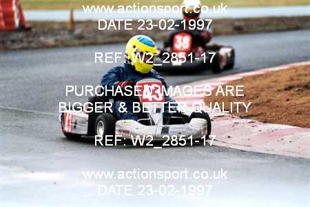 Photo: W2_2851-17 ActionSport Photography 23/02/1997 Manchester and Buxton Kart Club - Three Sisters _1_SeniorTKM #43