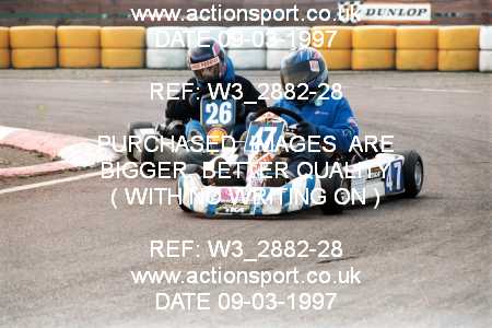Photo: W3_2882-28 ActionSport Photography 09/03/1997 Hunts Kart Club - Kimbolton _1_JuniorTKM #26