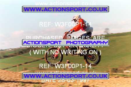 Photo: W3F00P1-14 ActionSport Photography 28/03/1997 AMCA Marshfield MXC Mike Brown Memorial _0_Practice #33