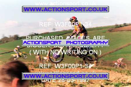 Photo: W3F00P1-34 ActionSport Photography 28/03/1997 AMCA Marshfield MXC Mike Brown Memorial _0_Practice #171