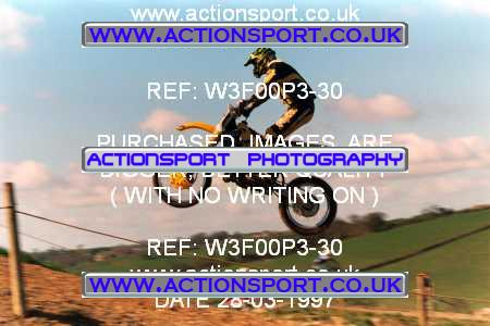 Photo: W3F00P3-30 ActionSport Photography 28/03/1997 AMCA Marshfield MXC Mike Brown Memorial _0_Practice #8