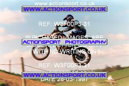 Photo: W3F00P3-31 ActionSport Photography 28/03/1997 AMCA Marshfield MXC Mike Brown Memorial _0_Practice #8