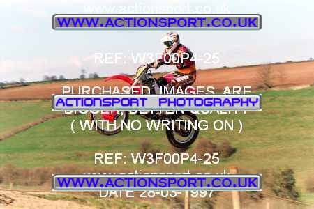 Photo: W3F00P4-25 ActionSport Photography 28/03/1997 AMCA Marshfield MXC Mike Brown Memorial _0_Practice #8