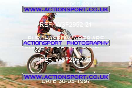 Photo: W3F2952-21 ActionSport Photography 30/03/1997 AMCA Redditch Bears MXC - Peplars Farm _4_125Juniors #23