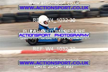 Photo: W4_1032-30 ActionSport Photography 20/04/1997 Shenington Kart Club _1_Cadets #59