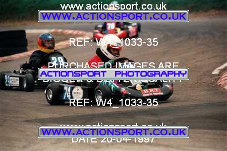 Photo: W4_1033-35 ActionSport Photography 20/04/1997 Shenington Kart Club _2_JuniorTKM #29