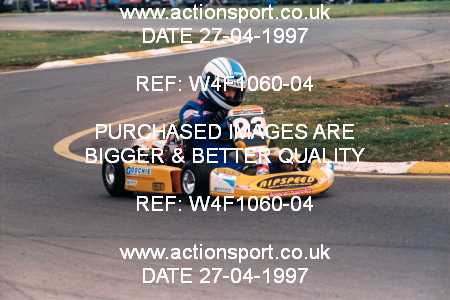 Photo: W4F1060-04 ActionSport Photography 27/04/1997 Dunkeswell Kart Club _1_Cadet #23