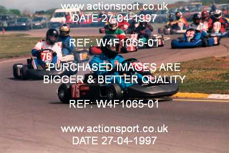Photo: W4F1065-01 ActionSport Photography 27/04/1997 Dunkeswell Kart Club _4_SeniorTKM #75