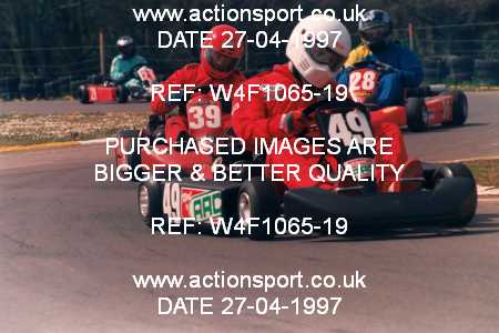 Photo: W4F1065-19 ActionSport Photography 27/04/1997 Dunkeswell Kart Club _4_SeniorTKM #39