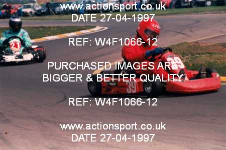 Photo: W4F1066-12 ActionSport Photography 27/04/1997 Dunkeswell Kart Club _4_SeniorTKM #39