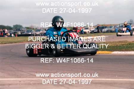 Photo: W4F1066-14 ActionSport Photography 27/04/1997 Dunkeswell Kart Club _4_SeniorTKM #75