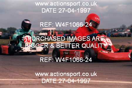 Photo: W4F1066-24 ActionSport Photography 27/04/1997 Dunkeswell Kart Club _4_SeniorTKM #39