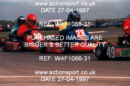 Photo: W4F1066-31 ActionSport Photography 27/04/1997 Dunkeswell Kart Club _4_SeniorTKM #39
