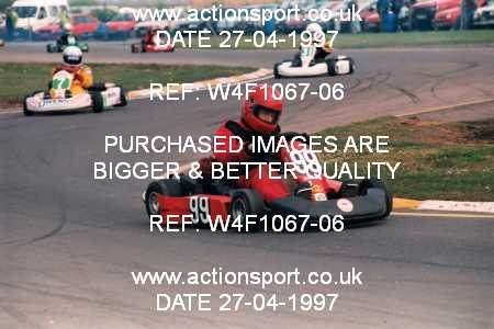 Photo: W4F1067-06 ActionSport Photography 27/04/1997 Dunkeswell Kart Club _5_JuniorRookie #99