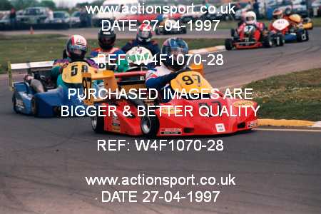 Photo: W4F1070-28 ActionSport Photography 27/04/1997 Dunkeswell Kart Club _8_250s #97