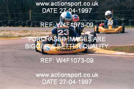 Photo: W4F1073-09 ActionSport Photography 27/04/1997 Dunkeswell Kart Club _1_Cadet #23