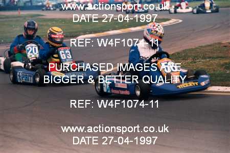 Photo: W4F1074-11 ActionSport Photography 27/04/1997 Dunkeswell Kart Club _2_JuniorTKM #56