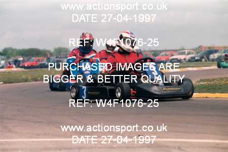 Photo: W4F1076-25 ActionSport Photography 27/04/1997 Dunkeswell Kart Club _3_FormulaBlue #3