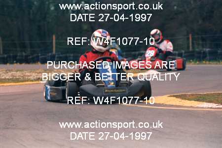 Photo: W4F1077-10 ActionSport Photography 27/04/1997 Dunkeswell Kart Club _3_FormulaBlue #3