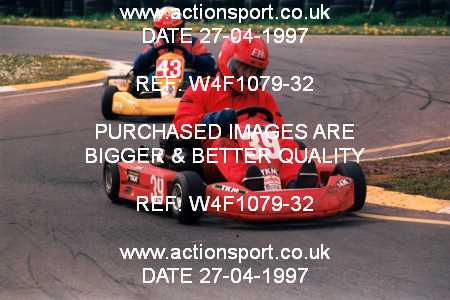 Photo: W4F1079-32 ActionSport Photography 27/04/1997 Dunkeswell Kart Club _4_SeniorTKM #39