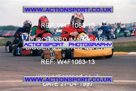 Photo: W4F1063-13 ActionSport Photography 27/04/1997 Dunkeswell Kart Club _3_FormulaBlue #2
