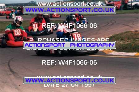 Photo: W4F1066-06 ActionSport Photography 27/04/1997 Dunkeswell Kart Club _4_SeniorTKM #76