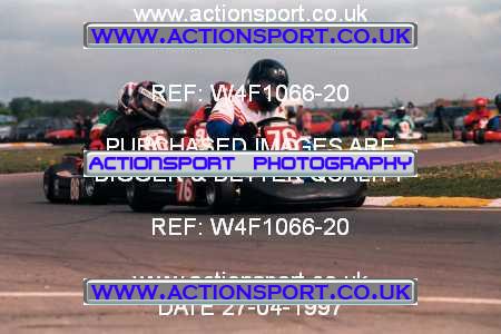 Photo: W4F1066-20 ActionSport Photography 27/04/1997 Dunkeswell Kart Club _4_SeniorTKM #76