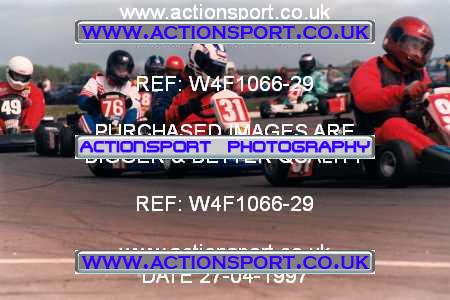 Photo: W4F1066-29 ActionSport Photography 27/04/1997 Dunkeswell Kart Club _4_SeniorTKM #76