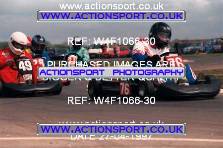 Photo: W4F1066-30 ActionSport Photography 27/04/1997 Dunkeswell Kart Club _4_SeniorTKM #76