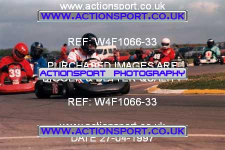 Photo: W4F1066-33 ActionSport Photography 27/04/1997 Dunkeswell Kart Club _4_SeniorTKM #76
