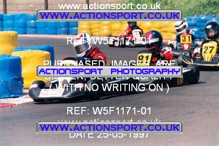 Photo: W5F1171-01 ActionSport Photography 25/05/1997 Birmingham Wheels Kart Club _1_Cadets #81