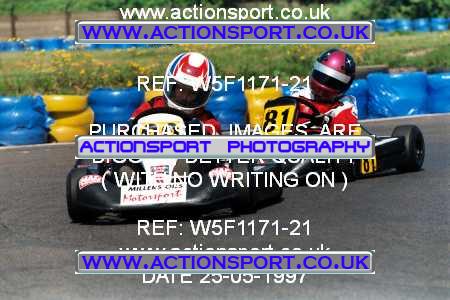 Photo: W5F1171-21 ActionSport Photography 25/05/1997 Birmingham Wheels Kart Club _1_Cadets #81