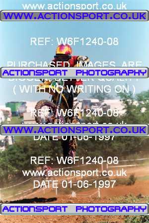 Photo: W6F1240-08 ActionSport Photography 01/06/1997 BSMA National Coventry Junior MXC - Long Buckby _3_100s #1