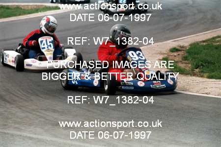 Photo: W7_1382-04 ActionSport Photography 06/07/1997 Clay Pigeon Kart Club _4_JuniorTKM #93