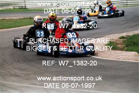 Photo: W7_1382-20 ActionSport Photography 06/07/1997 Clay Pigeon Kart Club _4_JuniorTKM #93
