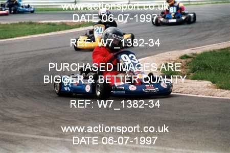 Photo: W7_1382-34 ActionSport Photography 06/07/1997 Clay Pigeon Kart Club _4_JuniorTKM #93