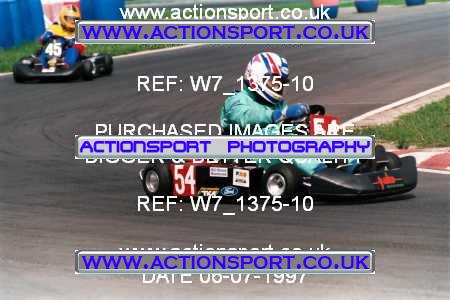 Photo: W7_1375-10 ActionSport Photography 06/07/1997 Clay Pigeon Kart Club _1_SeniorTKM #54