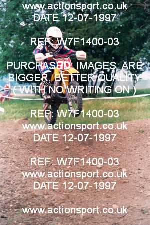 Photo: W7F1400-03 ActionSport Photography 12/07/1997 Coventry Junior MXC Auto Spectacular _3_80s #70