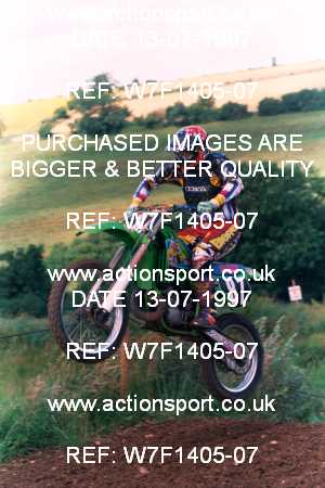 Photo: W7F1405-07 ActionSport Photography 13/07/1997 AMCA Marshfield MXC  _1_250Juniors #87